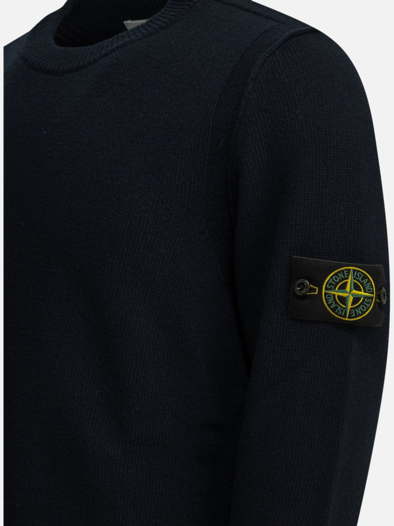 Crewneck sweaters Logo  Blue - Stone Island Men | PDP | VIETTI Online Store | thumbnail_6