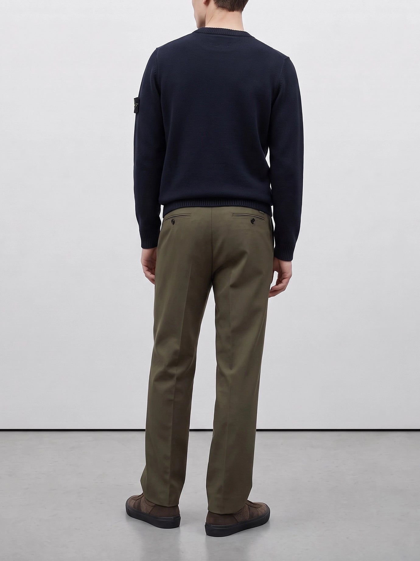 Crewneck sweaters Logo  Blue - Stone Island Men | PDP | VIETTI Online Store | Zoom-Modal_3
