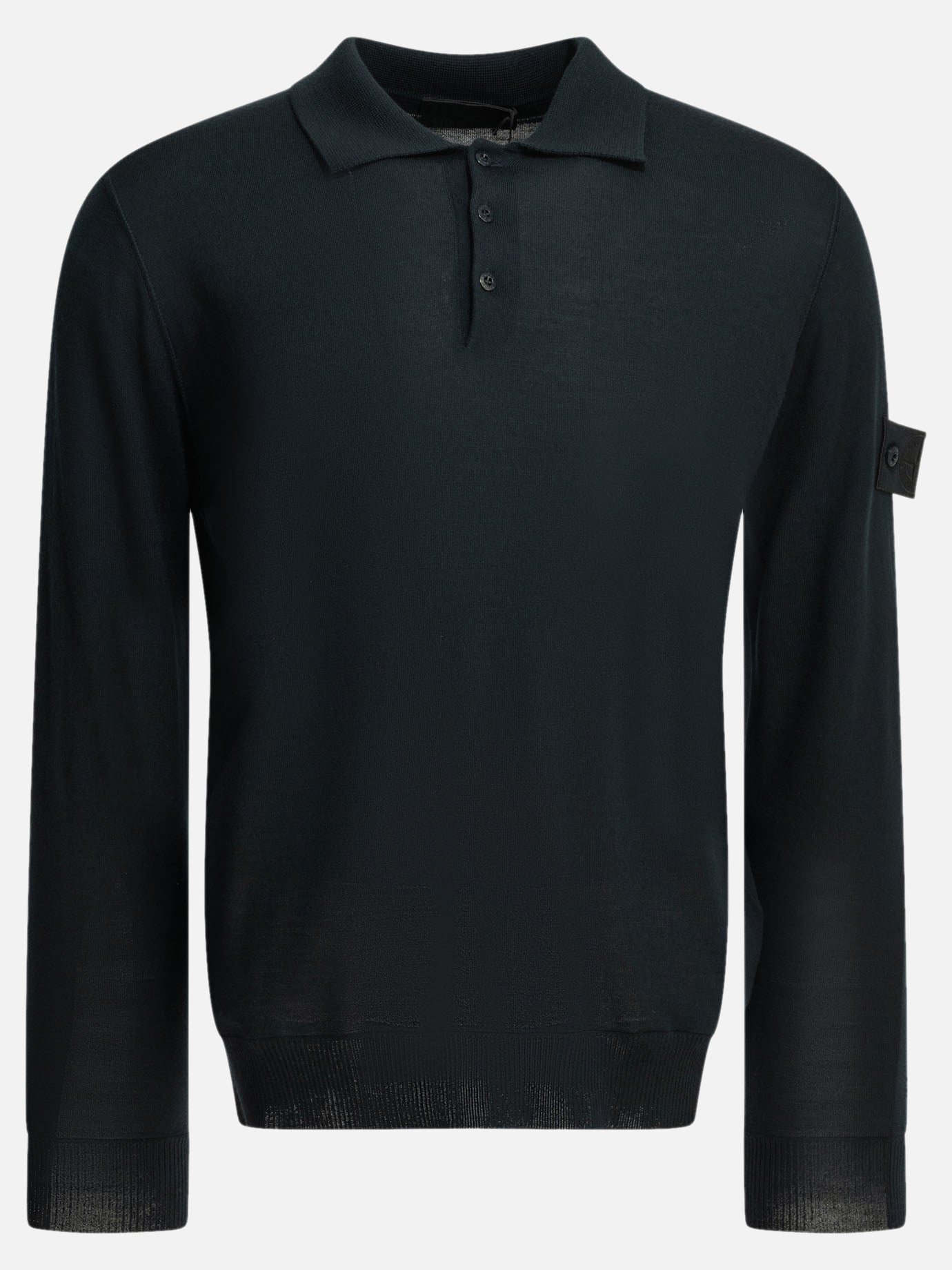 Polo sweater Logo  Blue - Stone Island Men | PDP | VIETTI Online Store | Zoom-Modal
