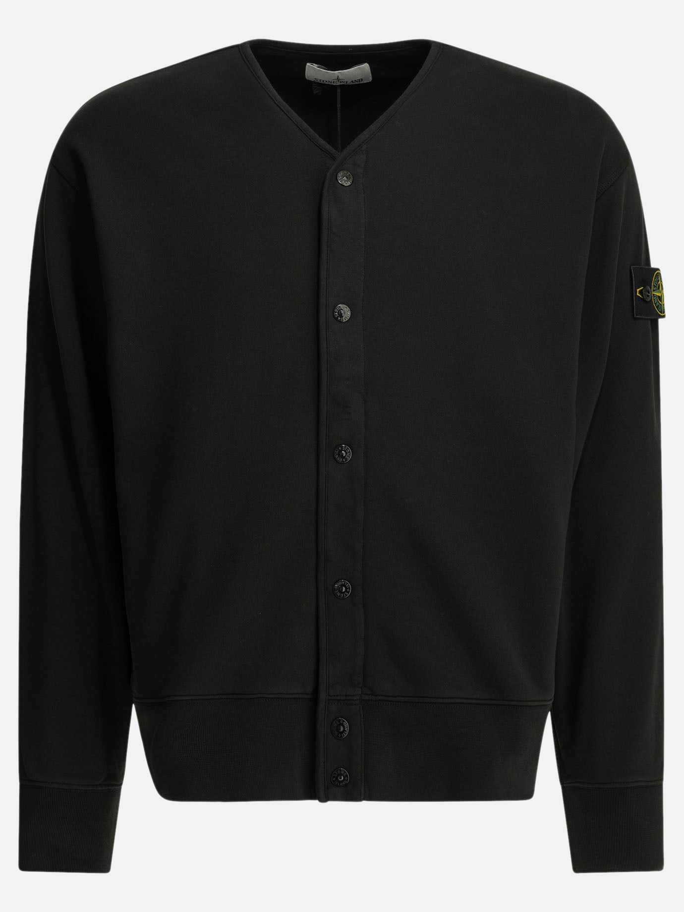 Cardigans Logo  Black - Stone Island Men | PDP | VIETTI Online Store | thumbnail
