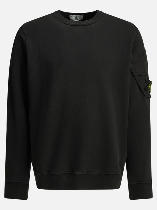 Crewnecks Logo  Black - Stone Island Men | PLP | VIETTI Online Store 
