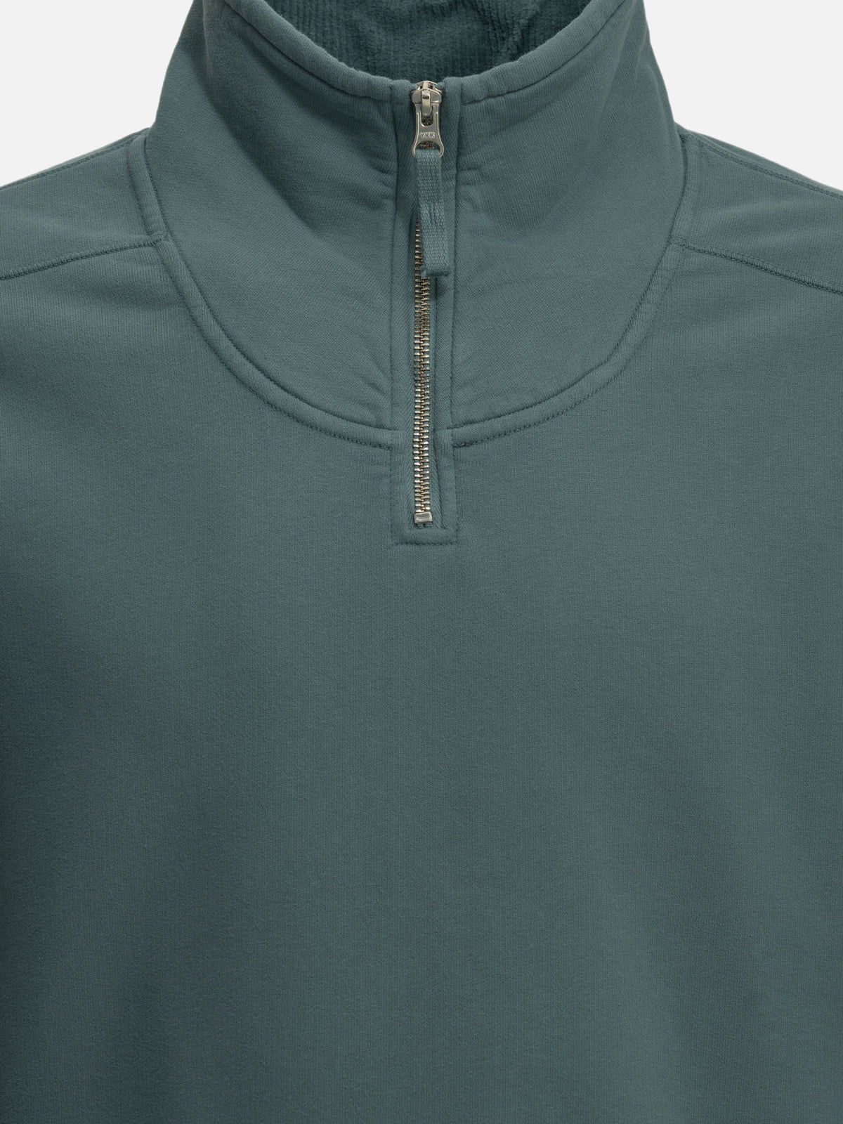 Stone Island Half-Zip Sweatshirt with Logo Light blue

