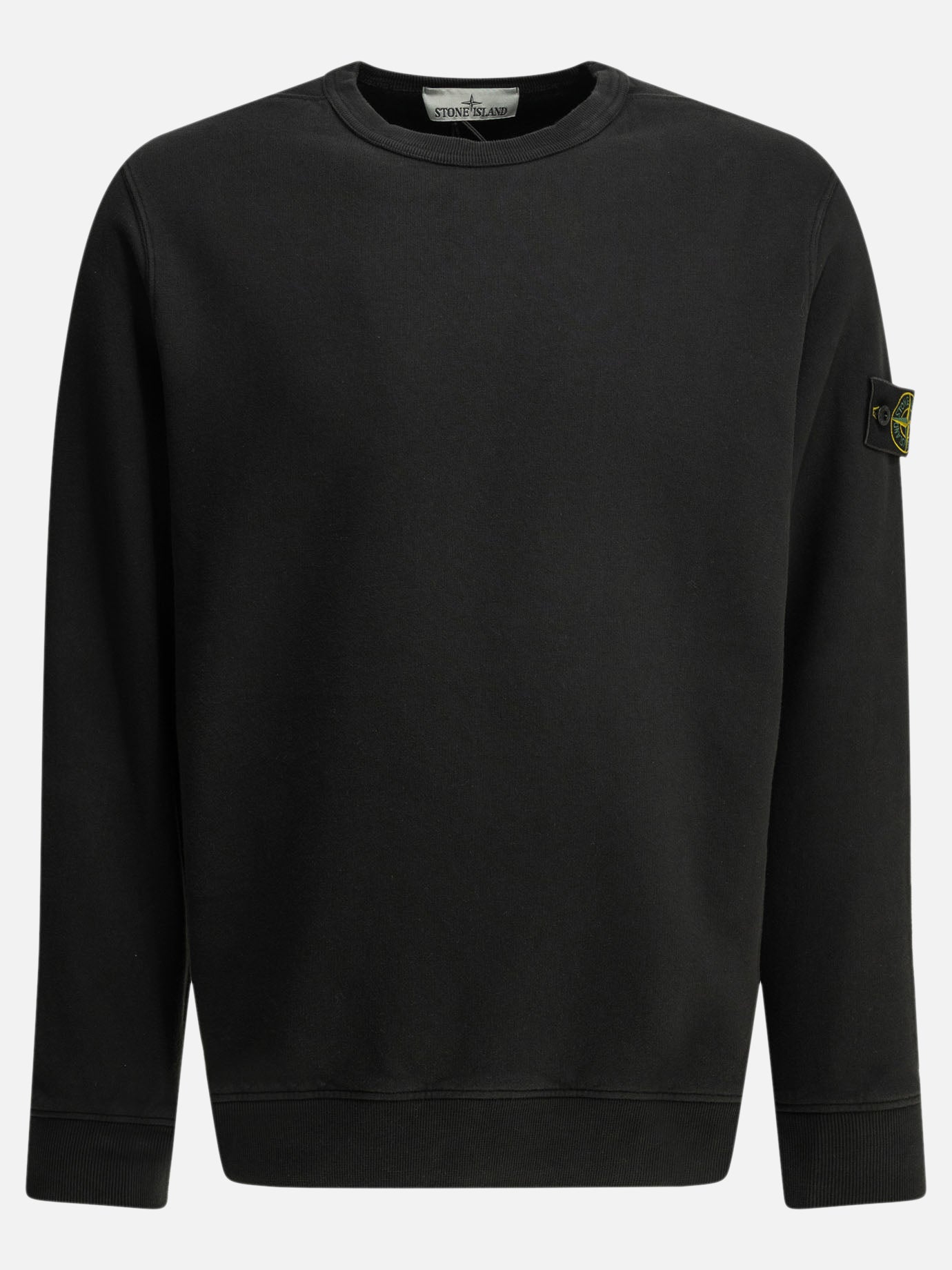 Crewnecks Logo  Black - Stone Island Men | PDP | VIETTI Online Store | thumbnail