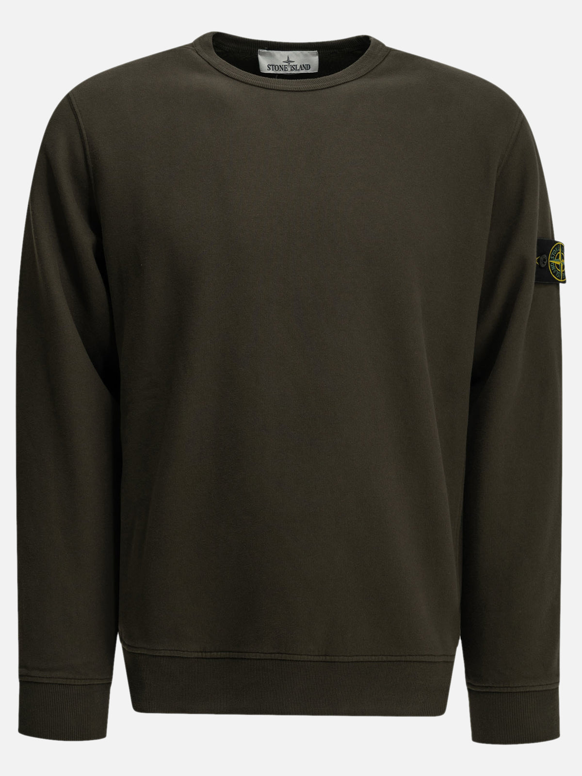 Stone Island Crewneck sweatshirt with logo - Grey