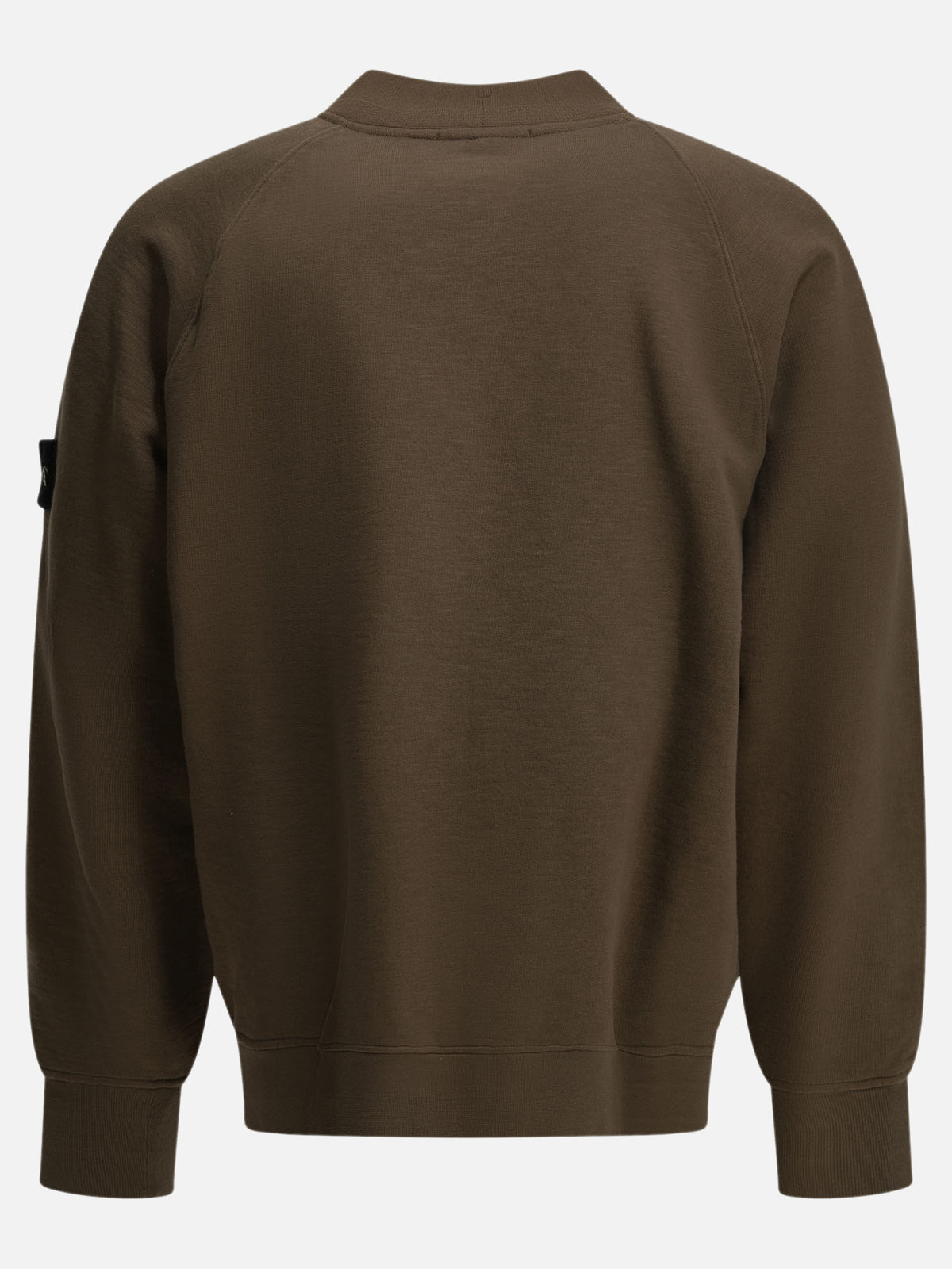 Stone Island "Tubular" Crew-Neck Sweatshirt Brown

