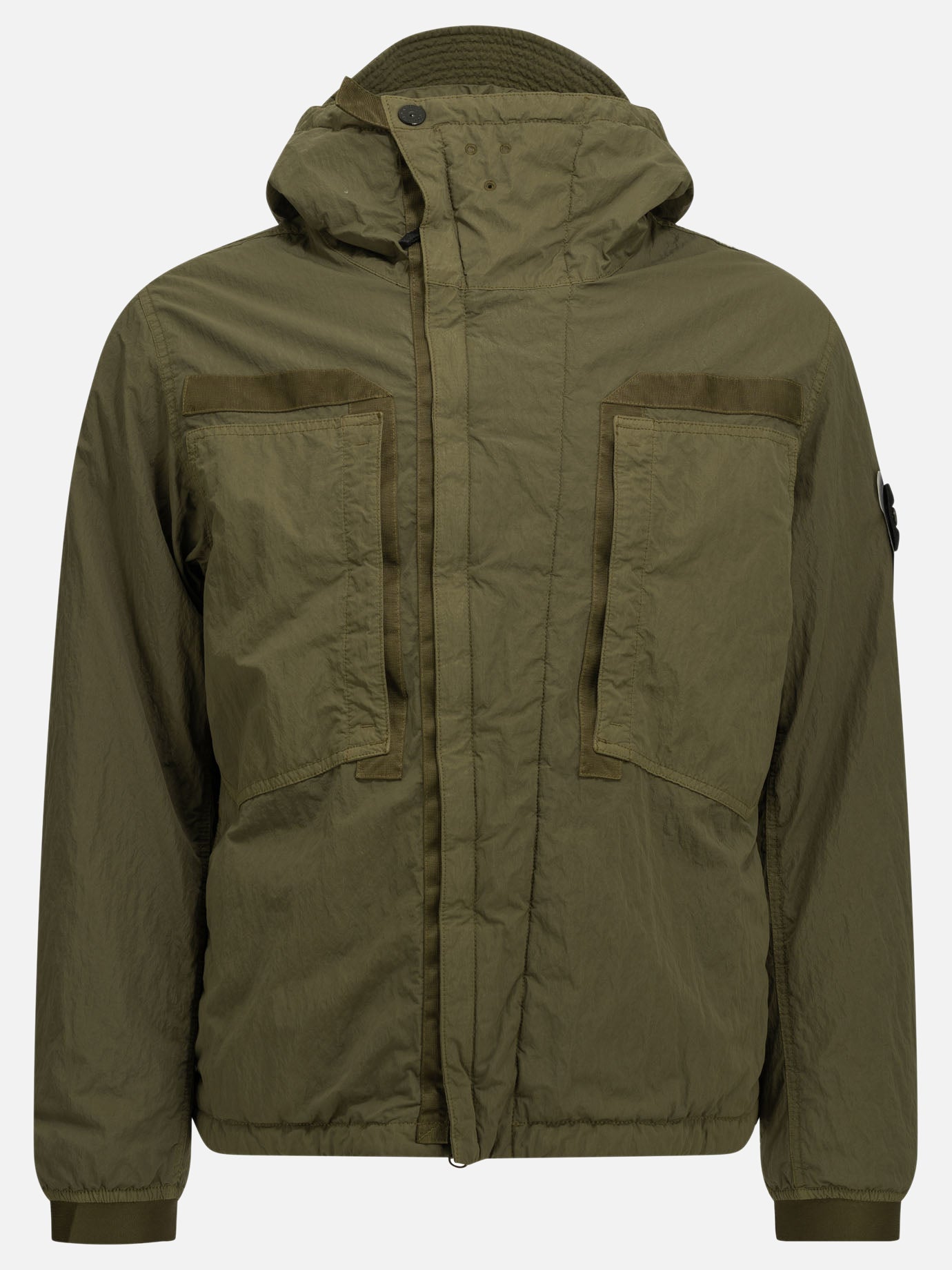Parkas Logo  Green - Stone Island Men | PDP | VIETTI Online Store | thumbnail