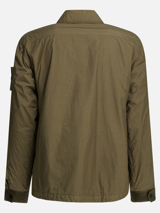 Overshirt jackets Logo  Green - Stone Island Men | PDP | VIETTI Online Store | 2
