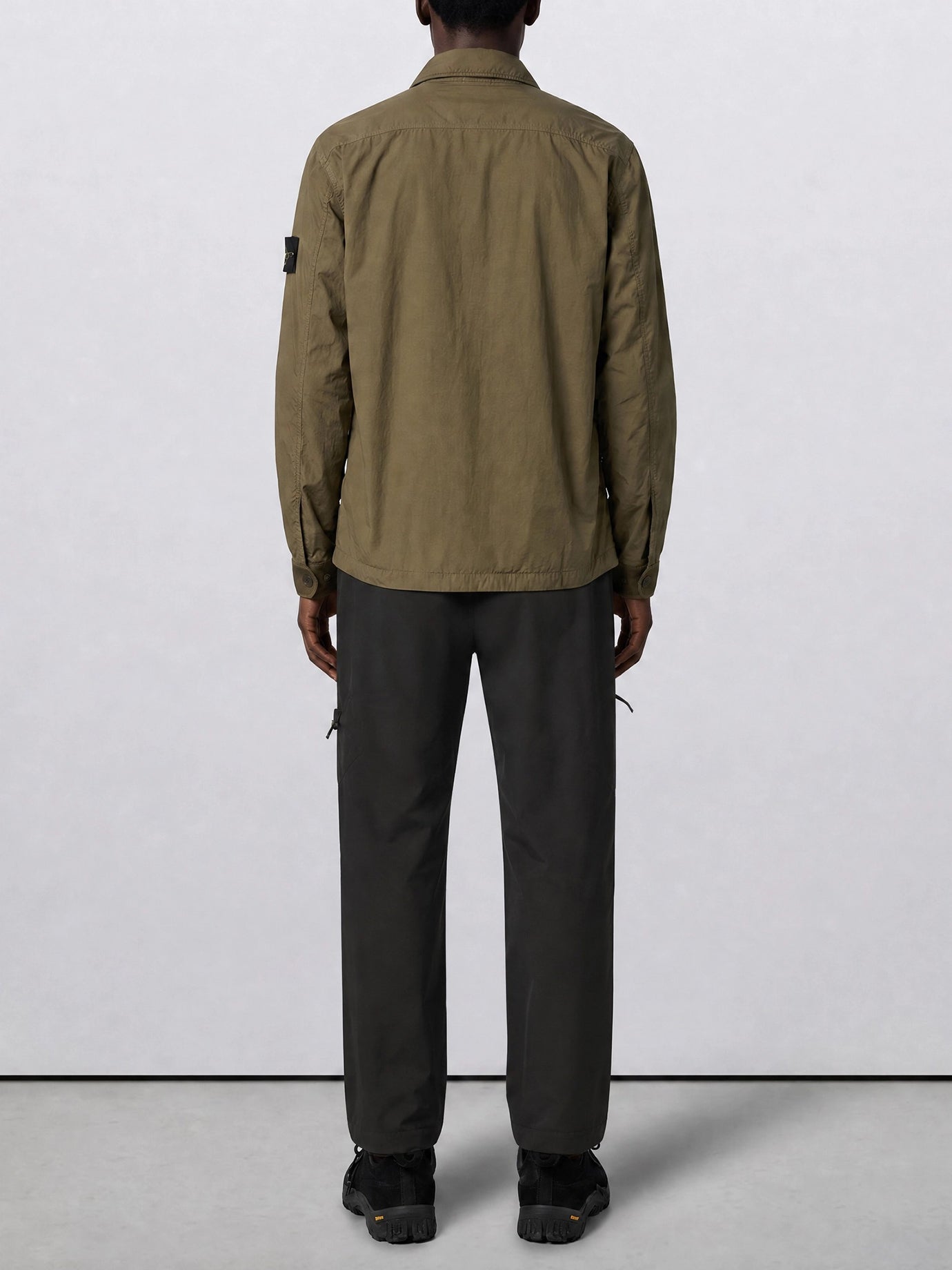 Overshirt jackets Logo  Green - Stone Island Men | PDP | VIETTI Online Store | thumbnail_3