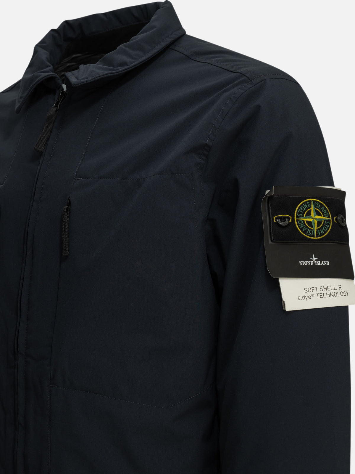 Stone Island "Soft Shell" Padded Jacket Blue - VIETTI