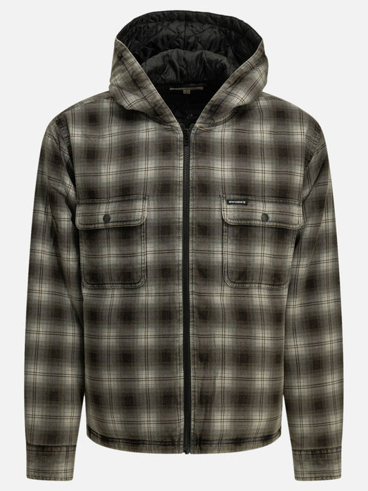 Stüssy Hooded Overshirt jacket Grey

