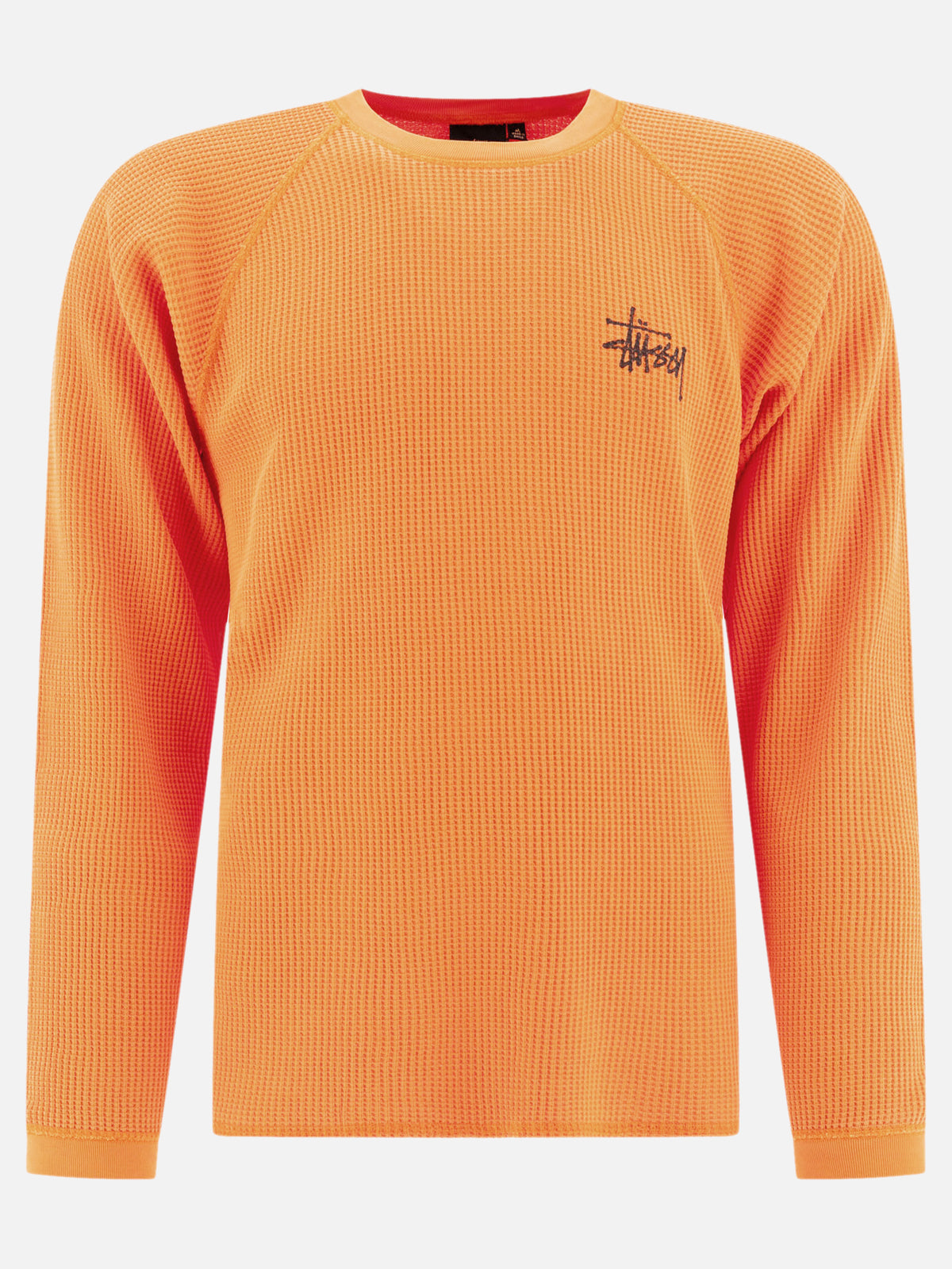 Stüssy "Thermal" Crew-Neck Sweater Orange

