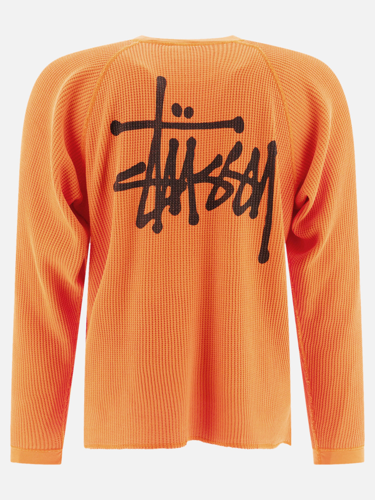 Stüssy "Thermal" Crew-Neck Sweater Orange - VIETTI