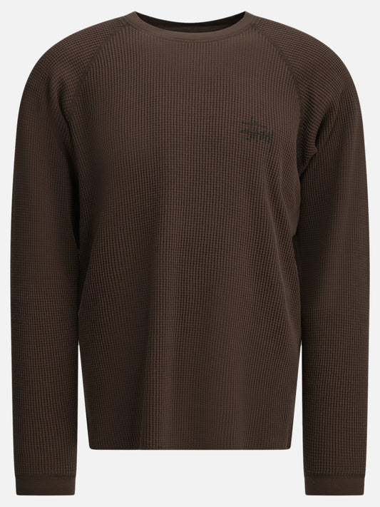 Stüssy "Thermal" Crew-Neck Sweater Brown

