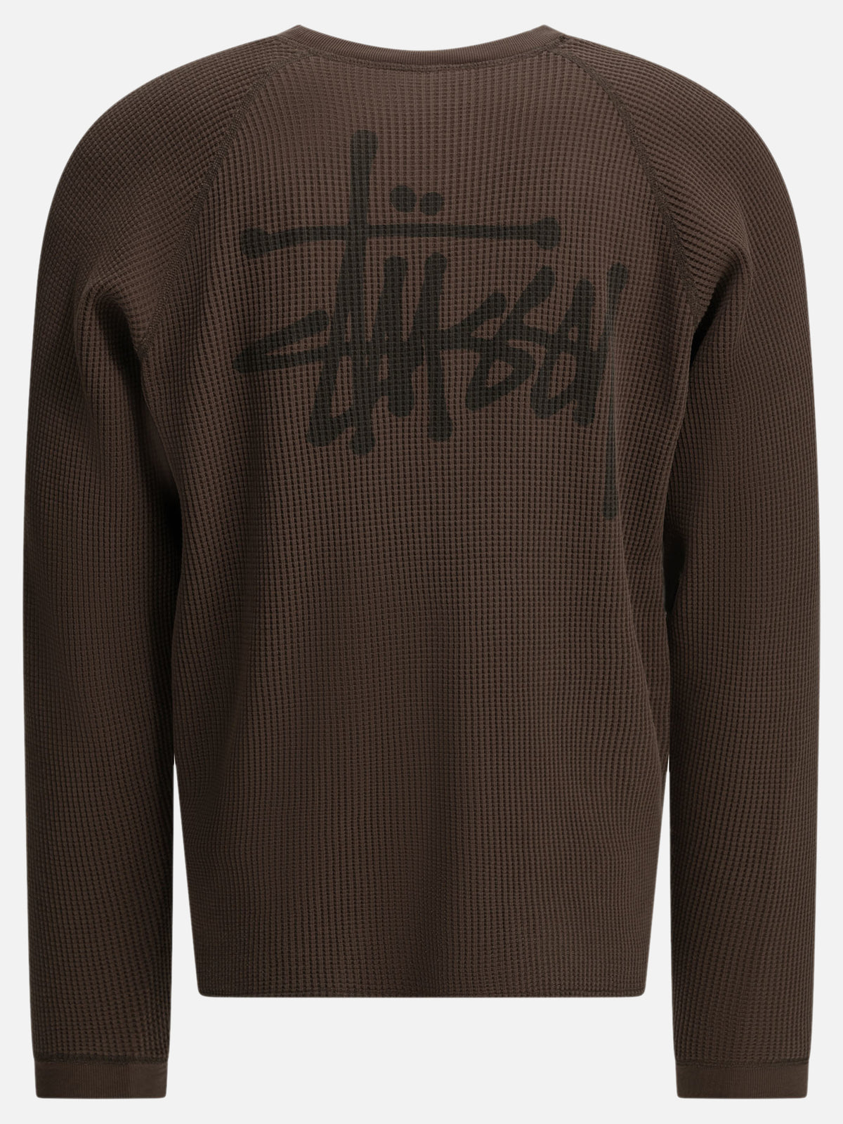 Stüssy "Thermal" Crew-Neck Sweater Brown - VIETTI