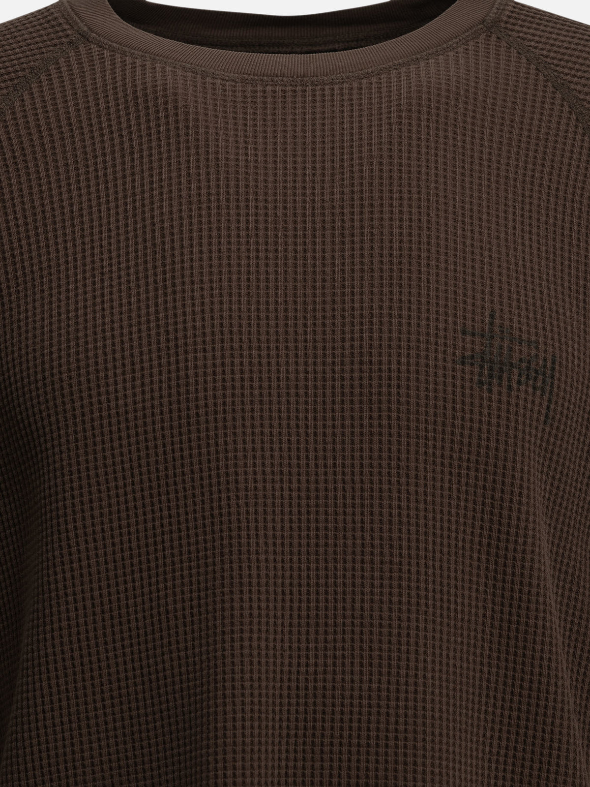 Stüssy "Thermal" Crew-Neck Sweater Brown - VIETTI