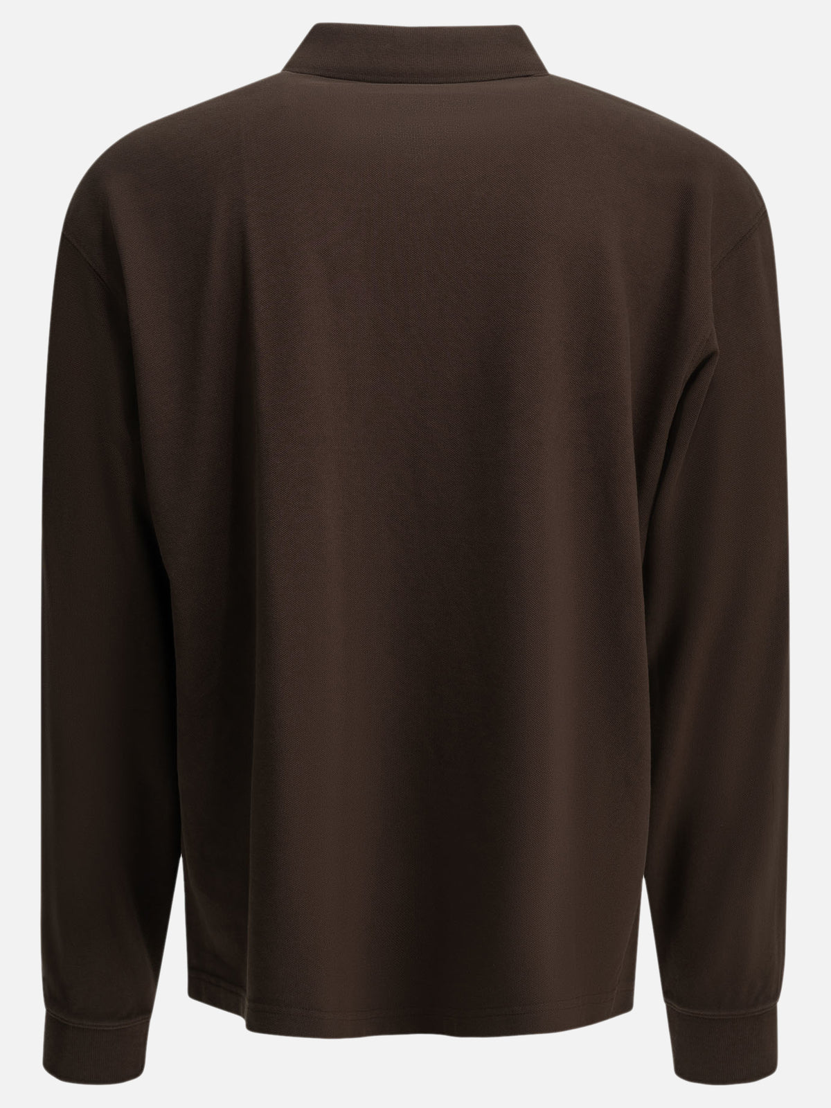 Stüssy Button-down polo shirt with logo Brown

