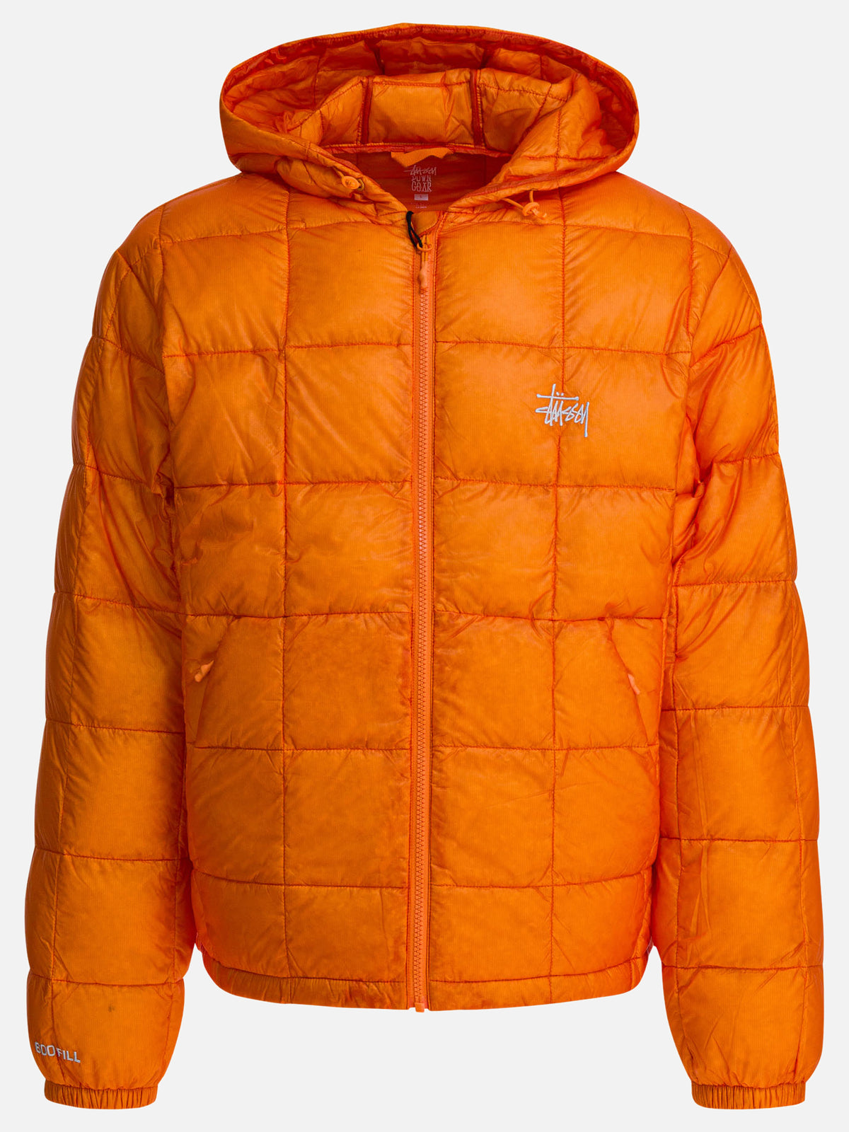 Stüssy "Puffer" Short Down Jacket Orange - VIETTI