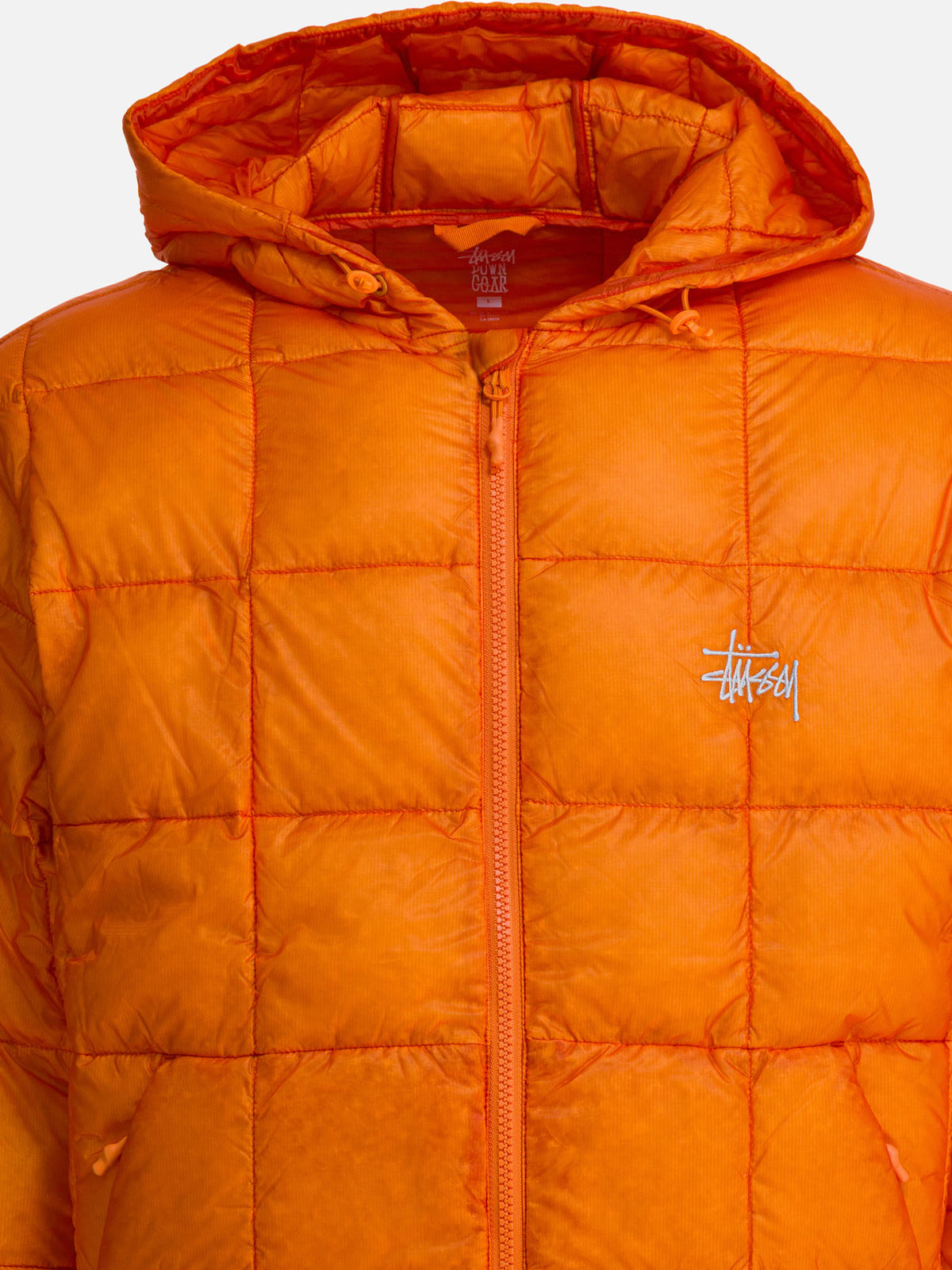 Stüssy "Puffer" Short Down Jacket Orange - VIETTI