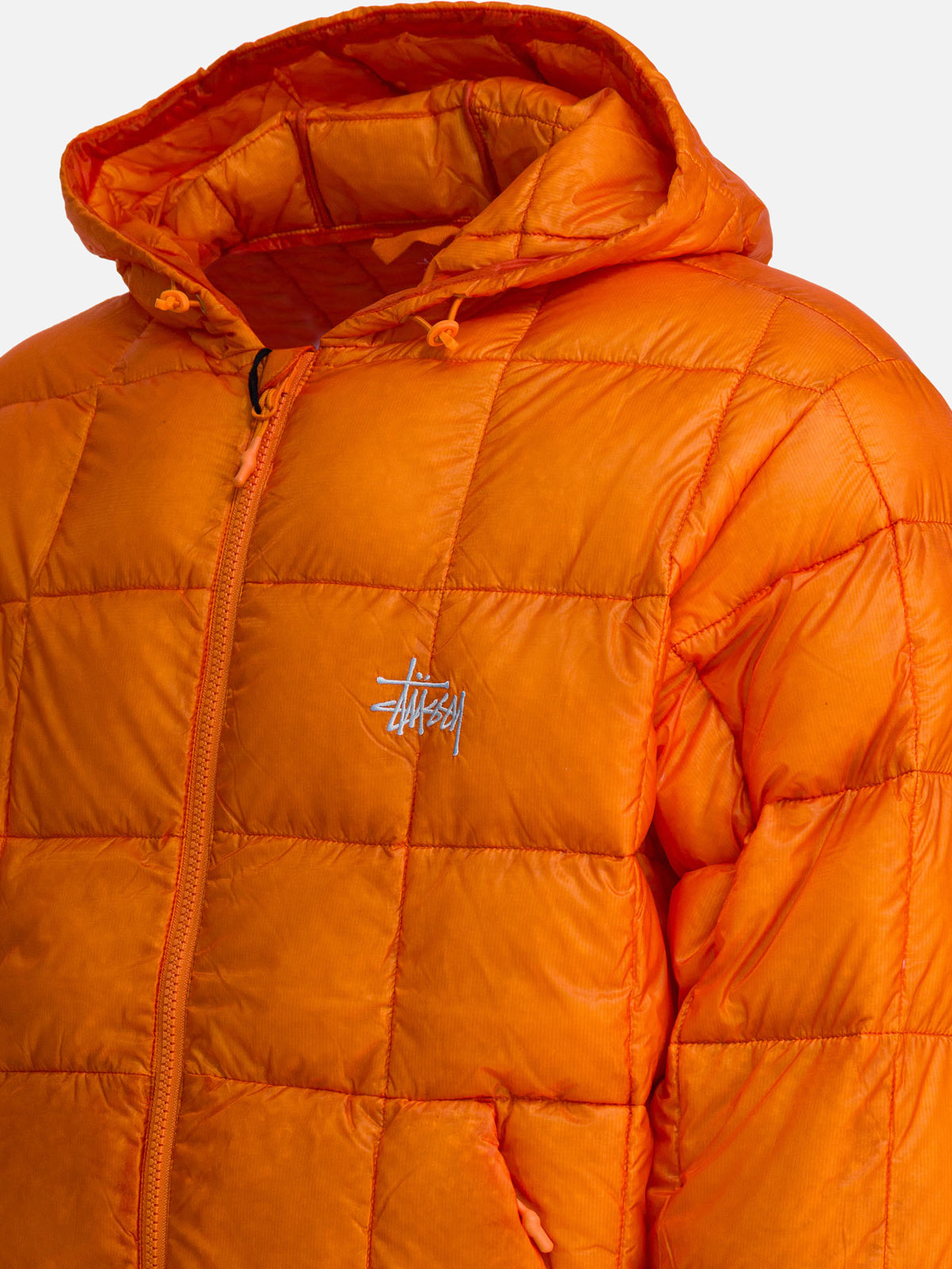Stüssy "Puffer" Short Down Jacket Orange - VIETTI