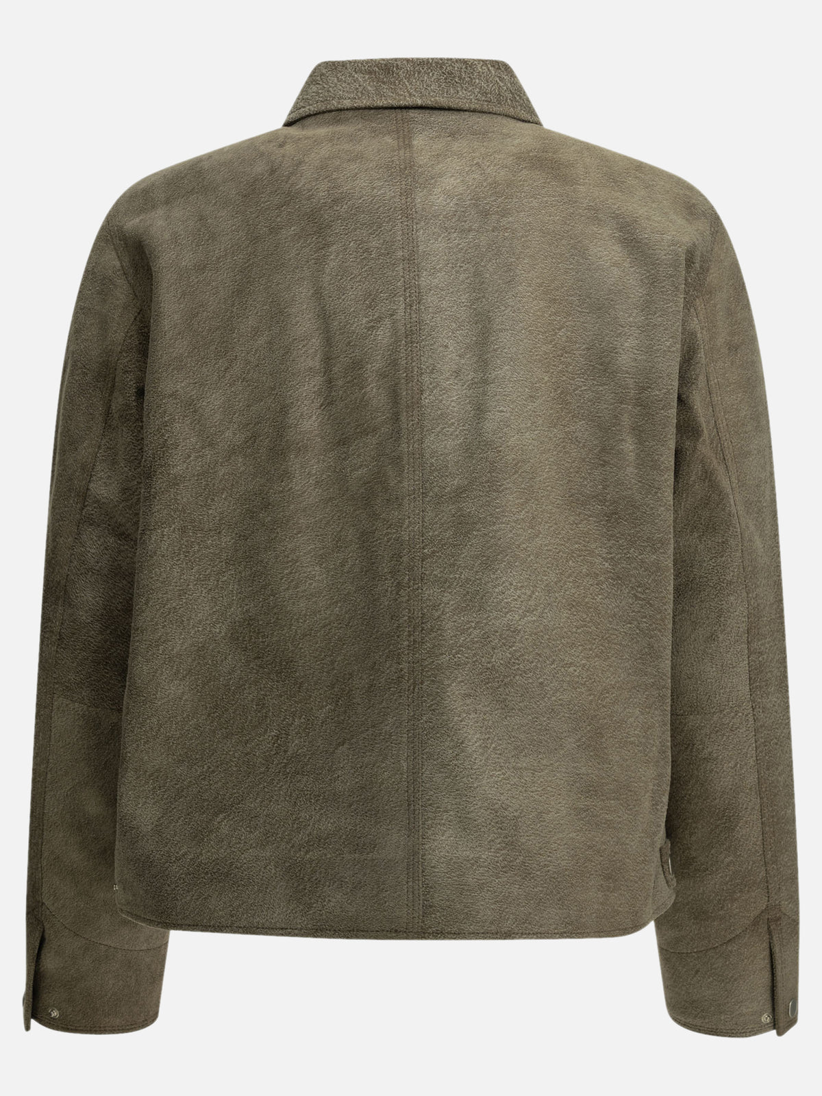 Stüssy "Garage" Leather Jacket Beige - VIETTI