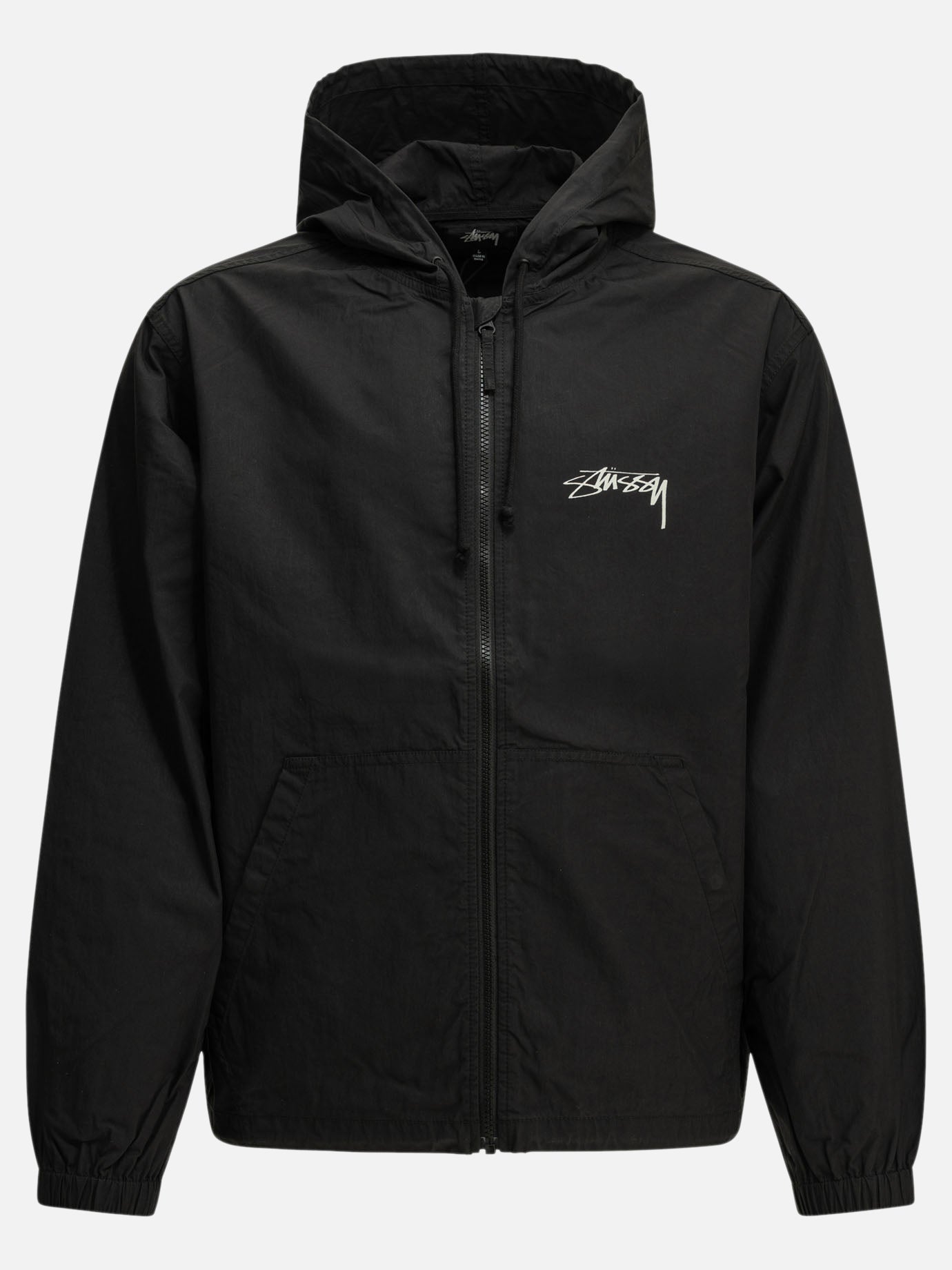 Stüssy Windbreaker with logo 115951 Black - Men | VIETTI