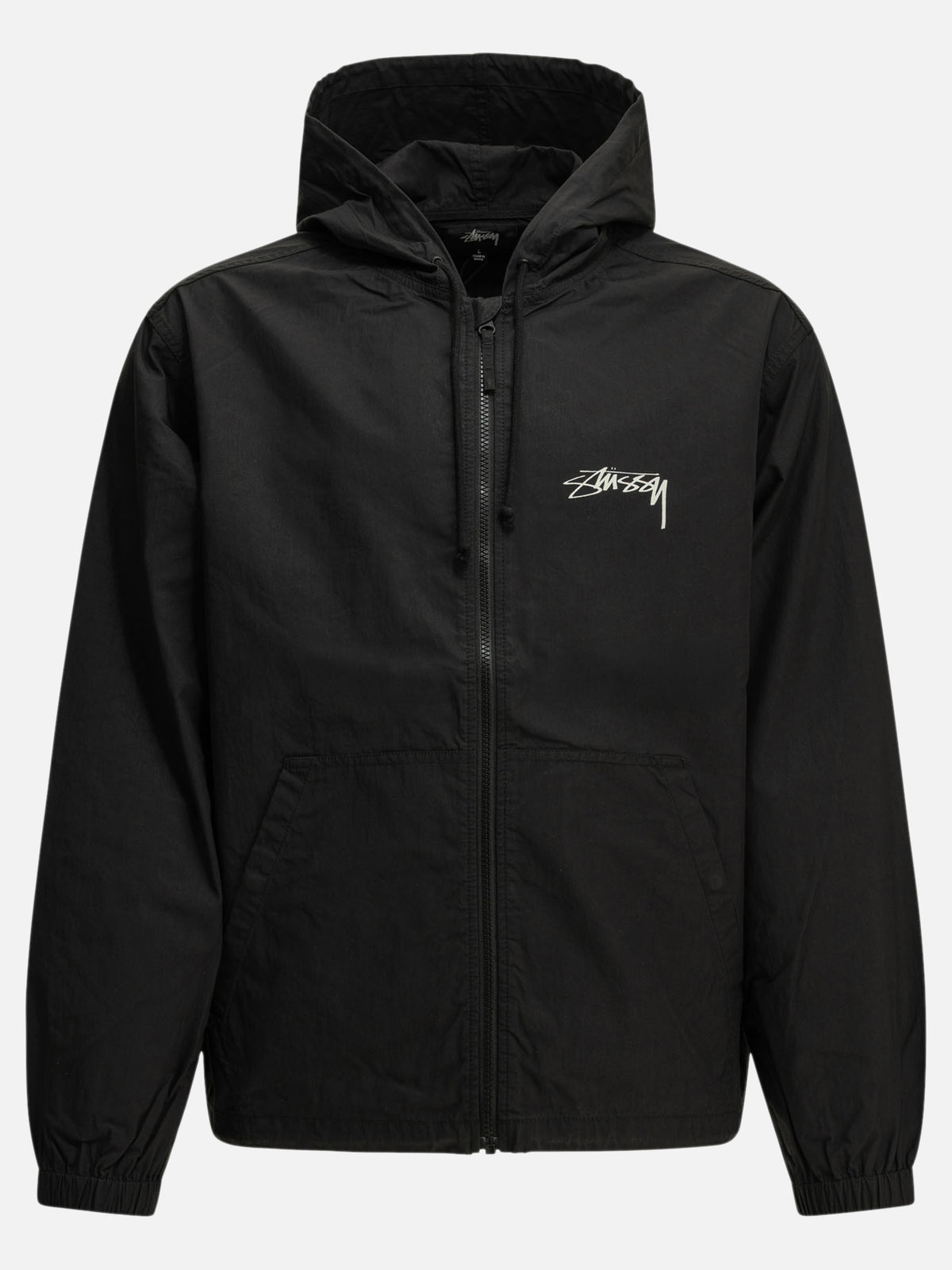 Stüssy Windbreaker with logo Black - VIETTI
