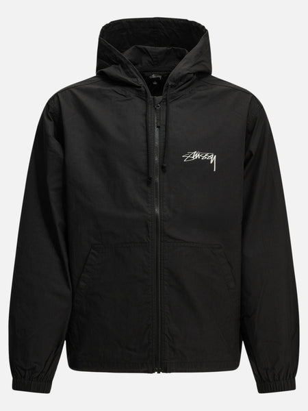 STUSSY ジャケット Stüssy Windbreaker with logo 115951 Black - Men | VIETTI