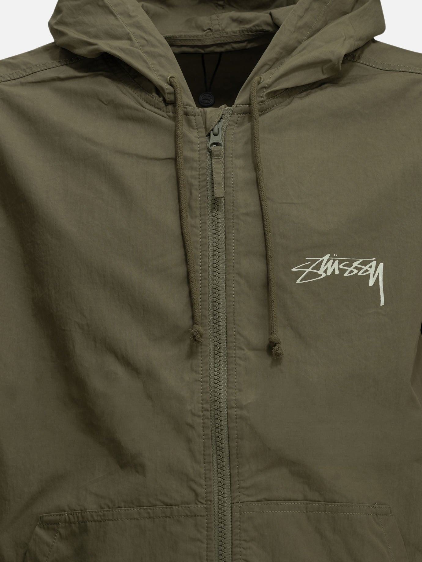 Stüssy Windbreaker with logo 115951 Green - Men | VIETTI – United