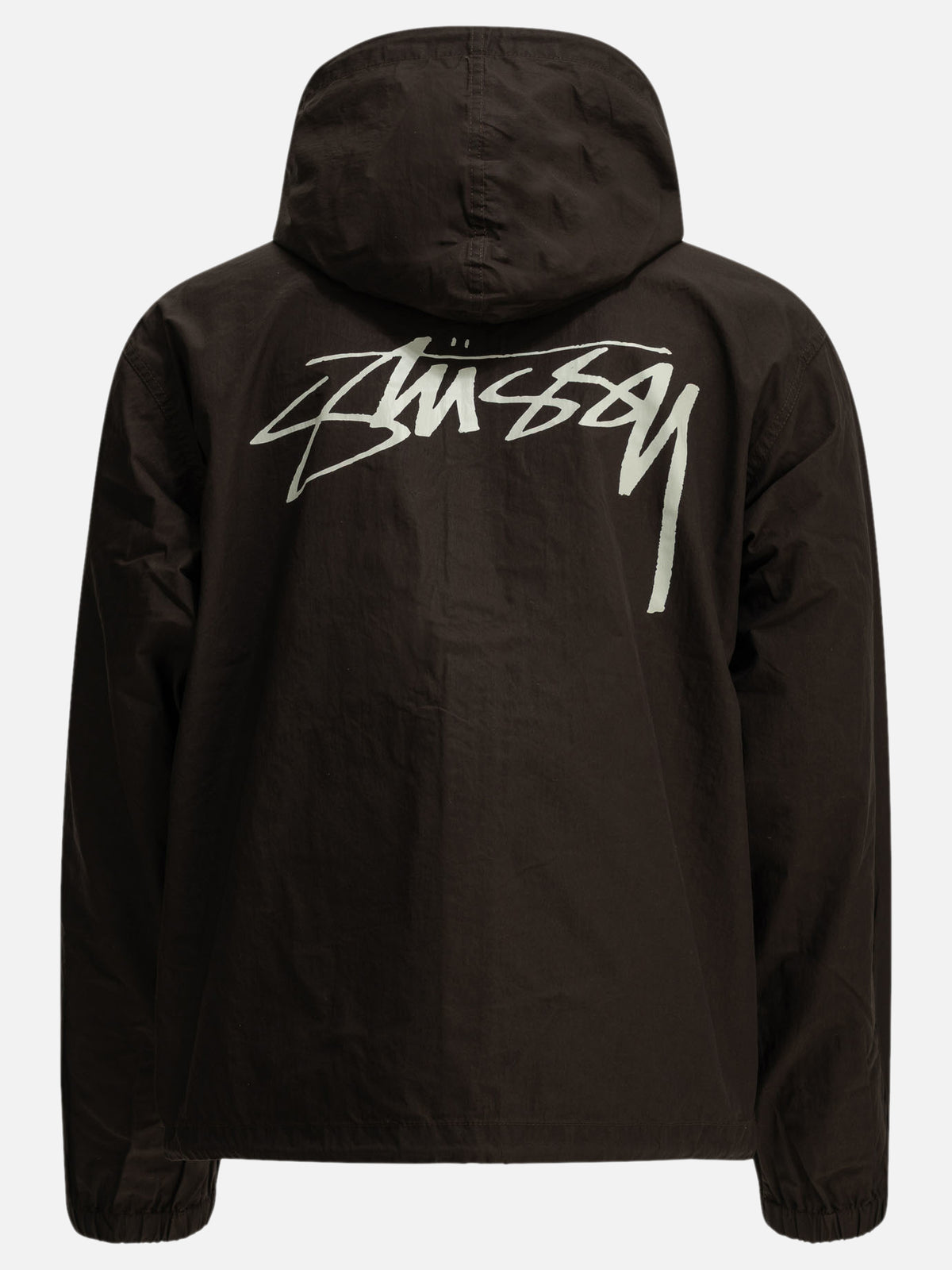 Stüssy Windbreaker with logo Brown - VIETTI