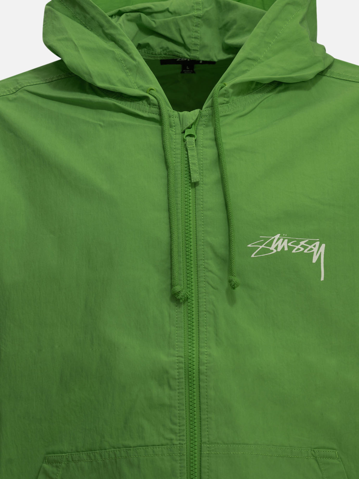 Stüssy Windbreaker with logo Green - VIETTI