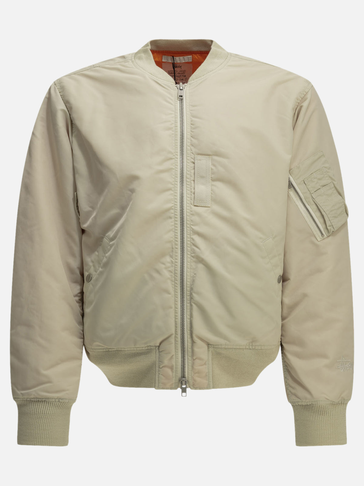 Stüssy "MA-1" Bomber Jacket Beige

