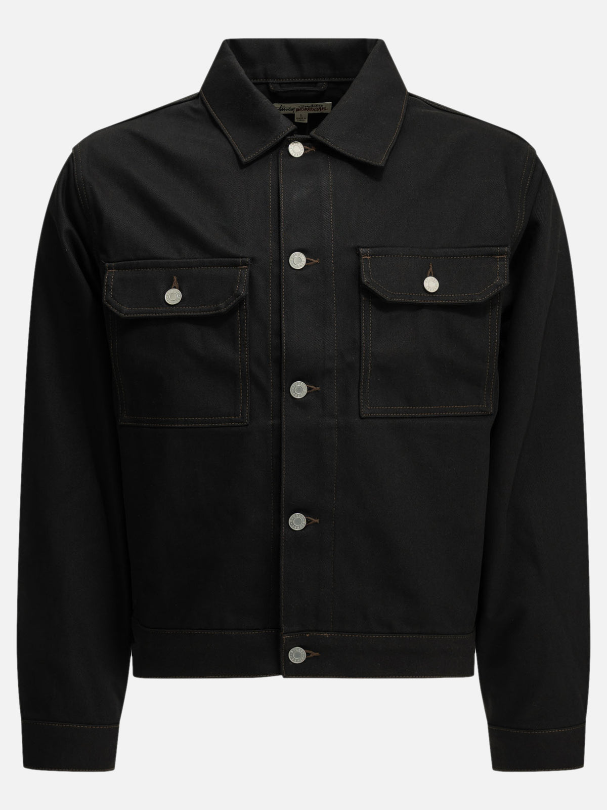 Stüssy "Trucker" Denim Jacket Black - VIETTI