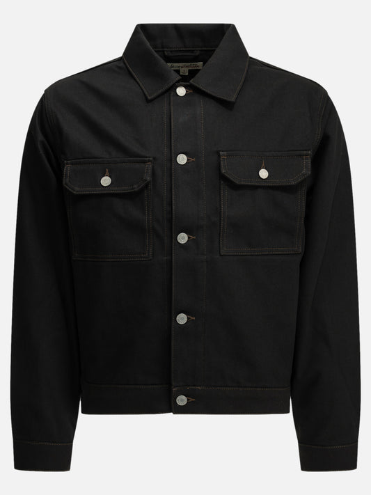 Stüssy "Trucker" Denim Jacket Black

