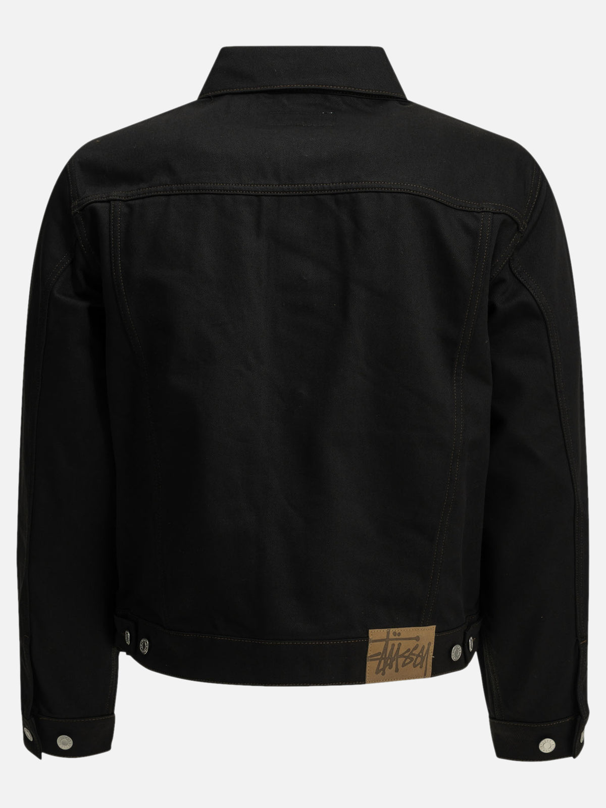 Stüssy "Trucker" Denim Jacket Black

