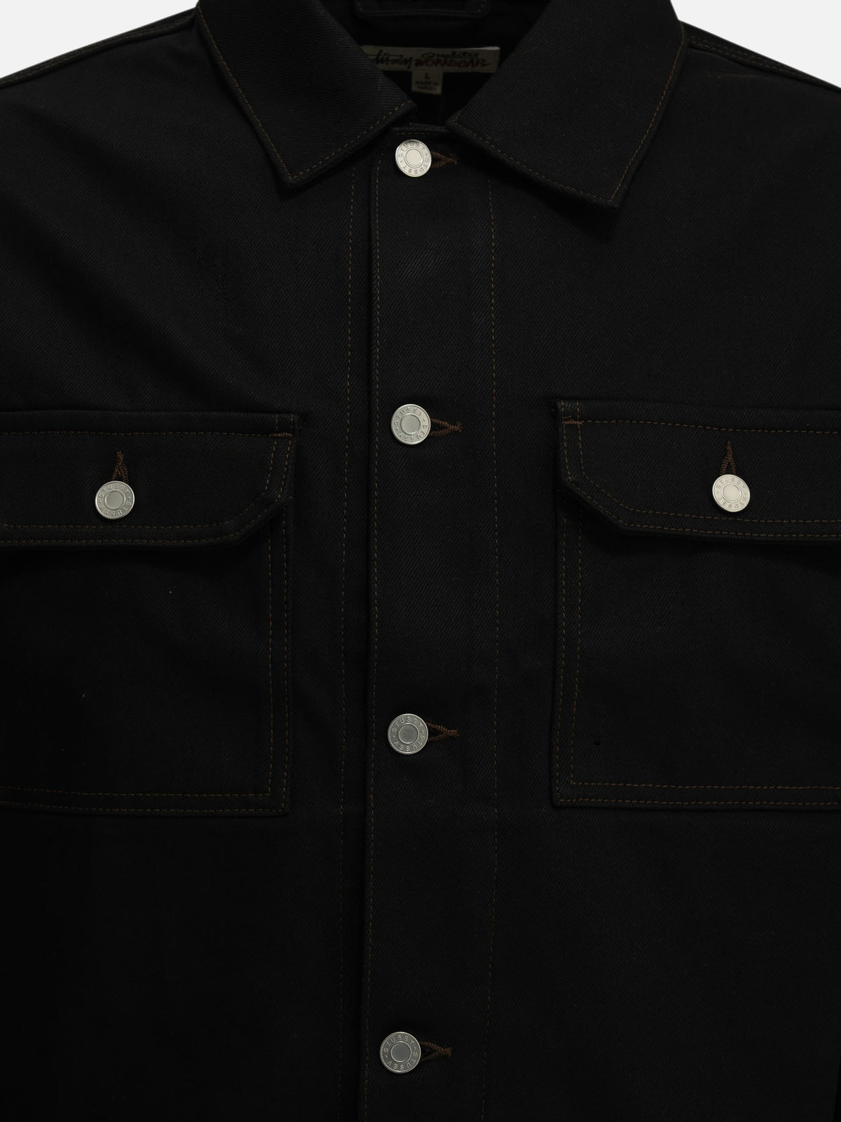 Stüssy "Trucker" Denim Jacket Black

