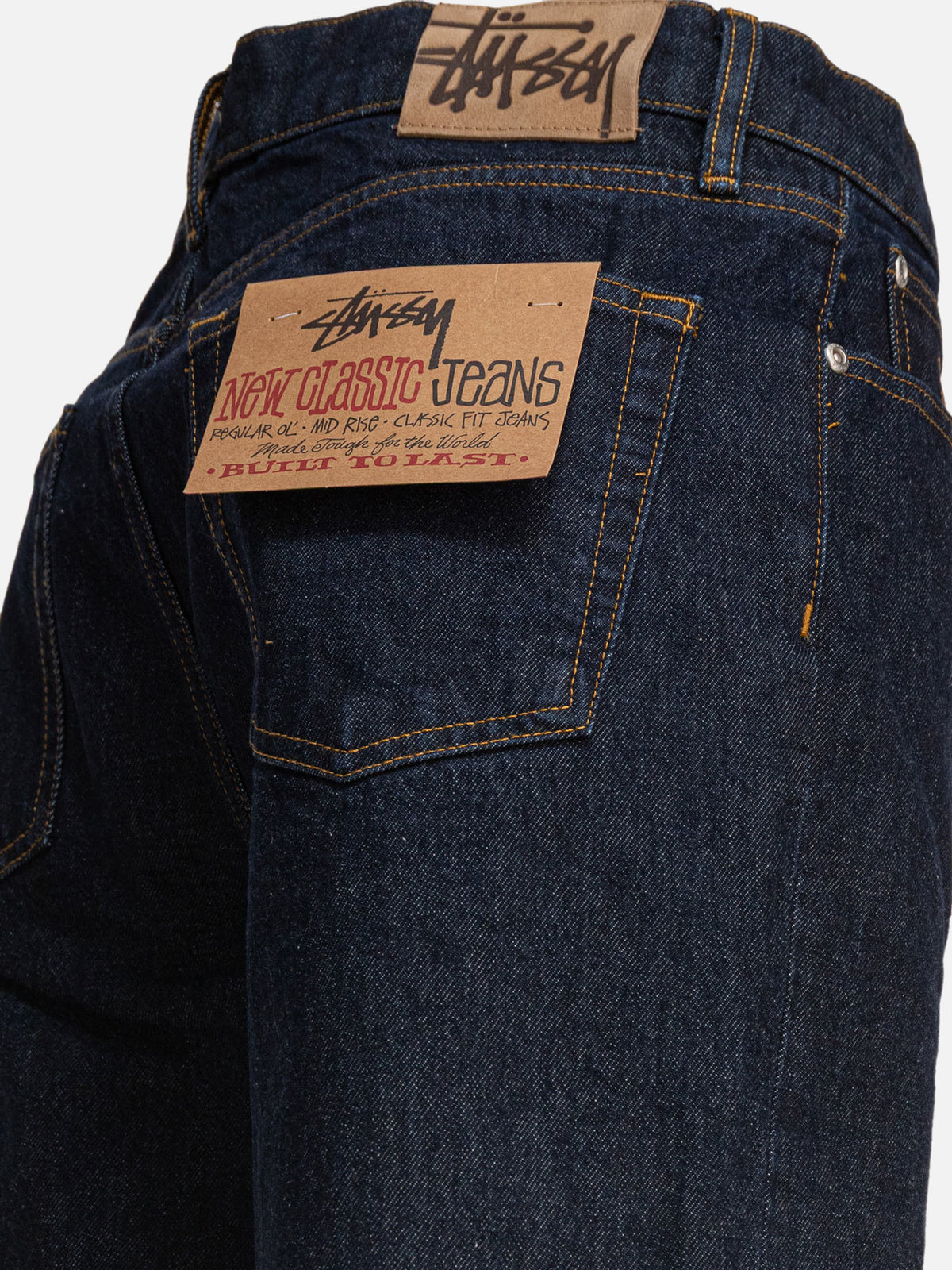 Stüssy "Classic" Straight-Leg Jeans Blue - VIETTI