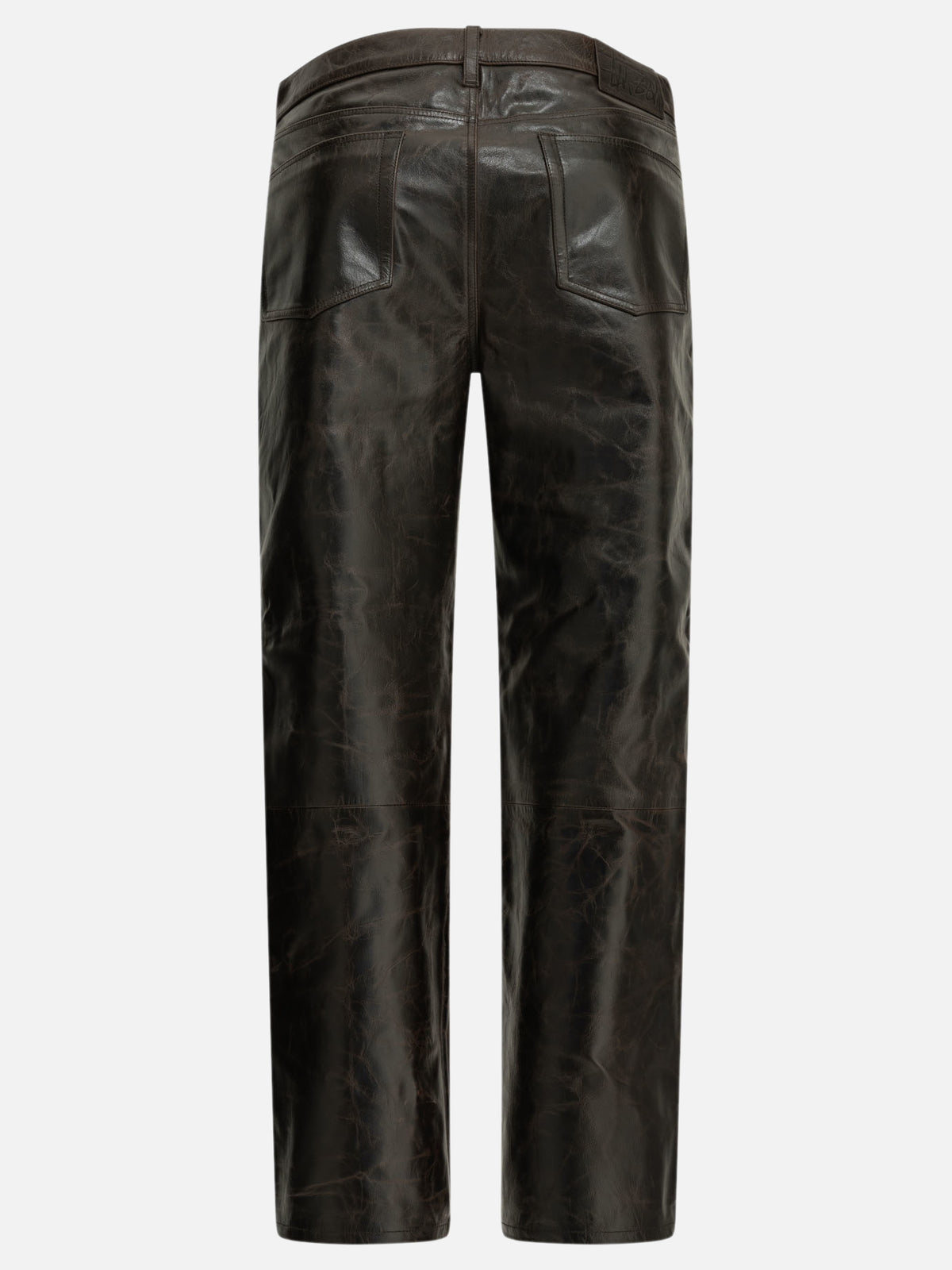 Stüssy Pantaloni casual in pelle Marrone - VIETTI