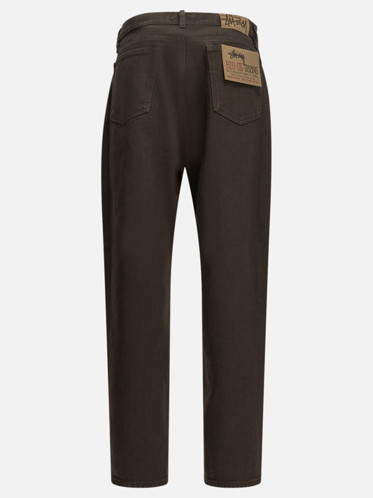 Stüssy "Big Ol'" Straight-Leg Jeans Brown

