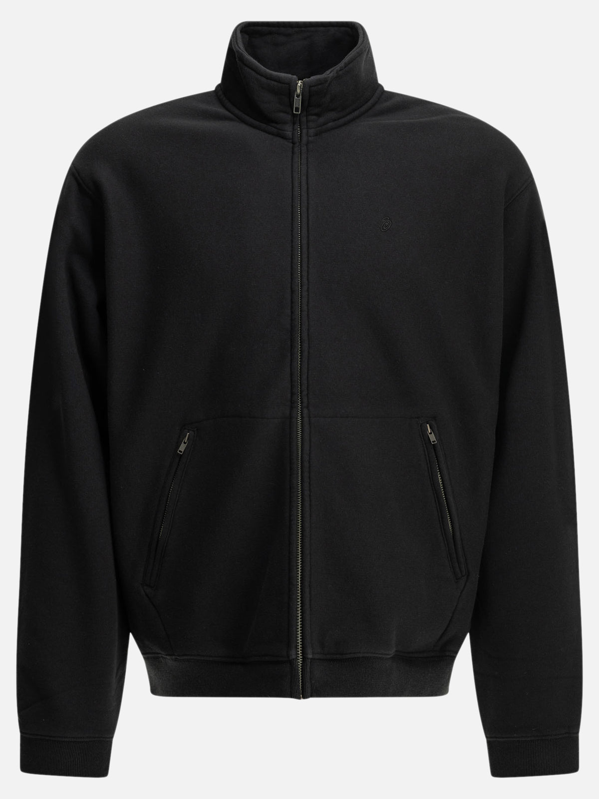 Stüssy Fleece jacket with logo Black

