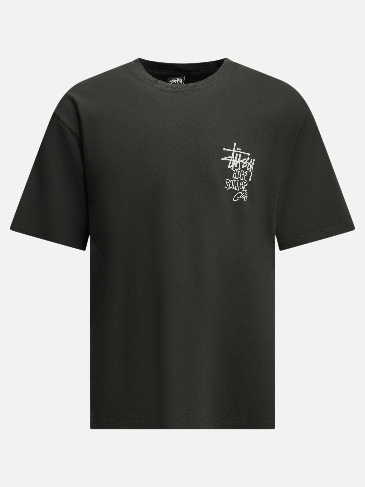 Stüssy "High Rollers" Crew-Neck T-Shirt Black


