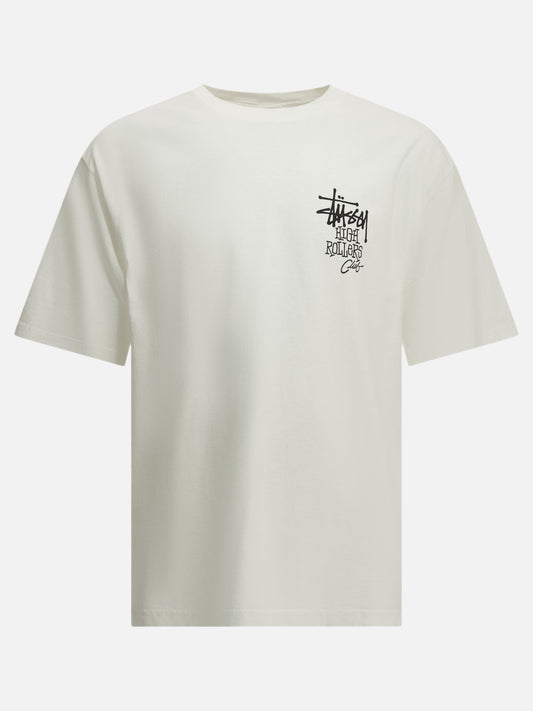 Stüssy "High Rollers" Crew-Neck T-Shirt White

