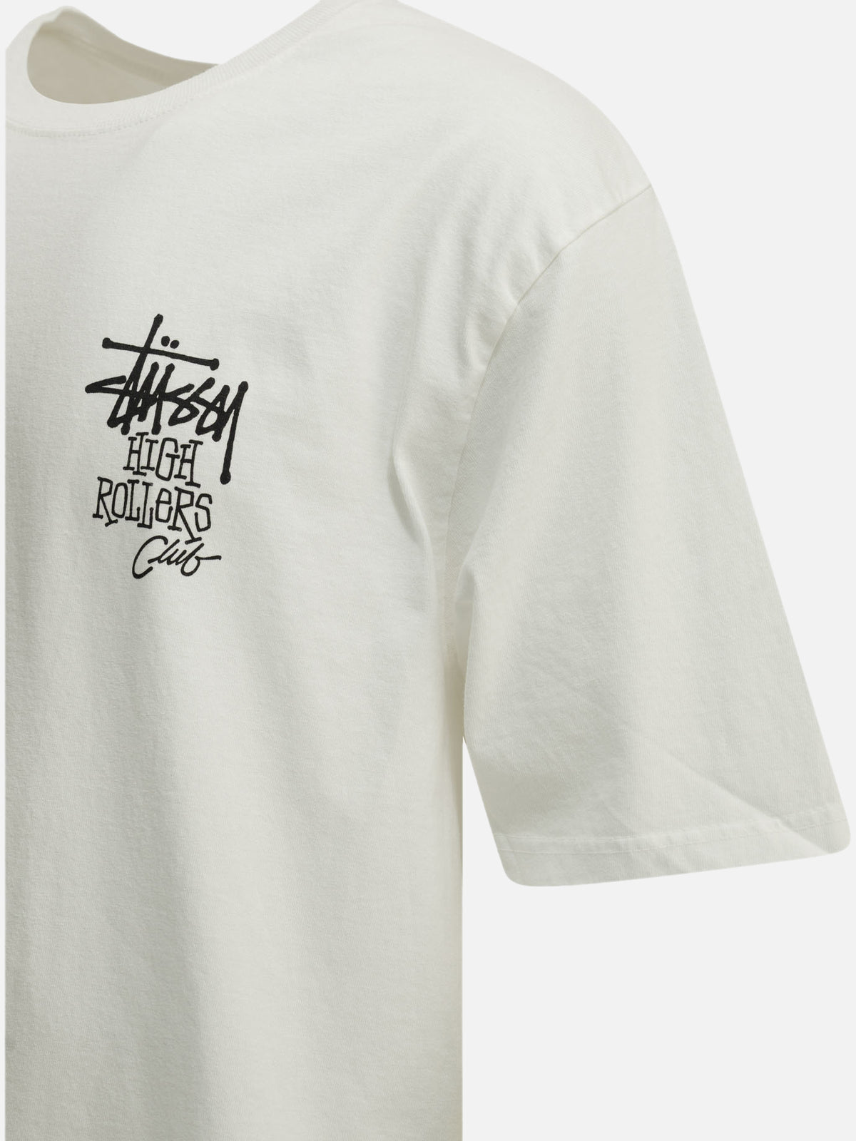Stüssy "High Rollers" Crew-Neck T-Shirt White - VIETTI