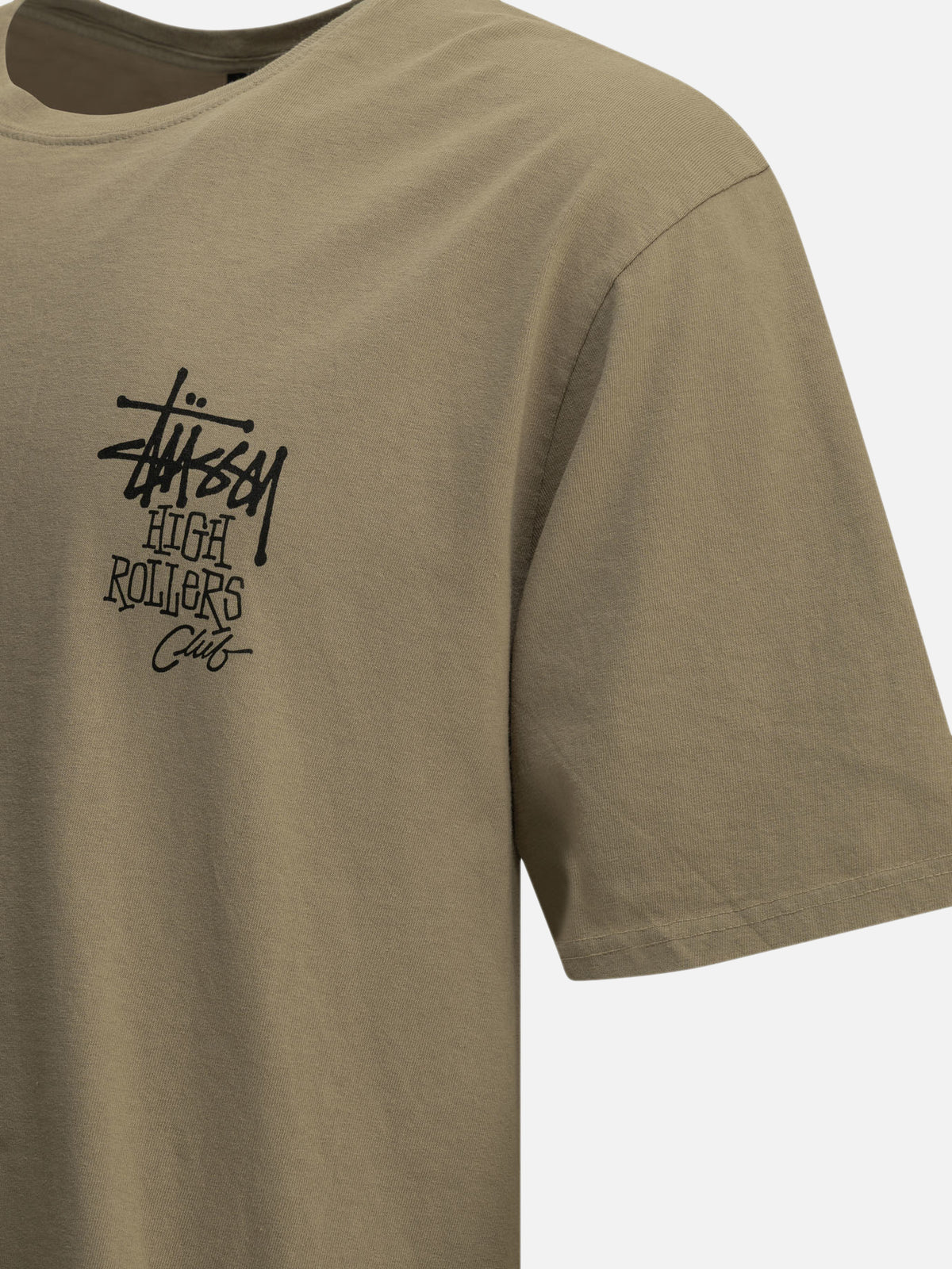 Stüssy "High Rollers" Crew-Neck T-Shirt Beige - VIETTI