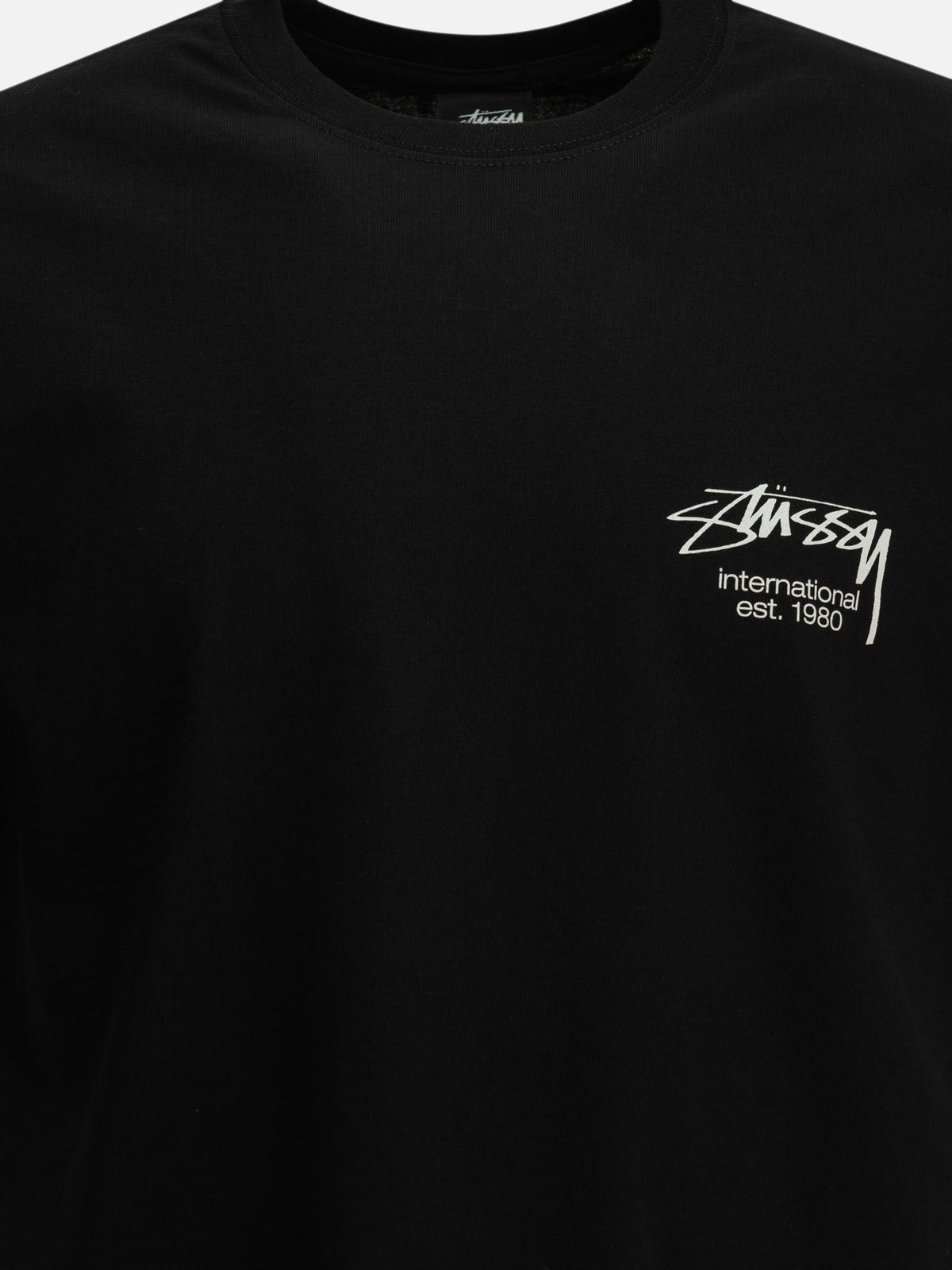 Stüssy "Dice Clock" Crew-Neck T-Shirt Black

