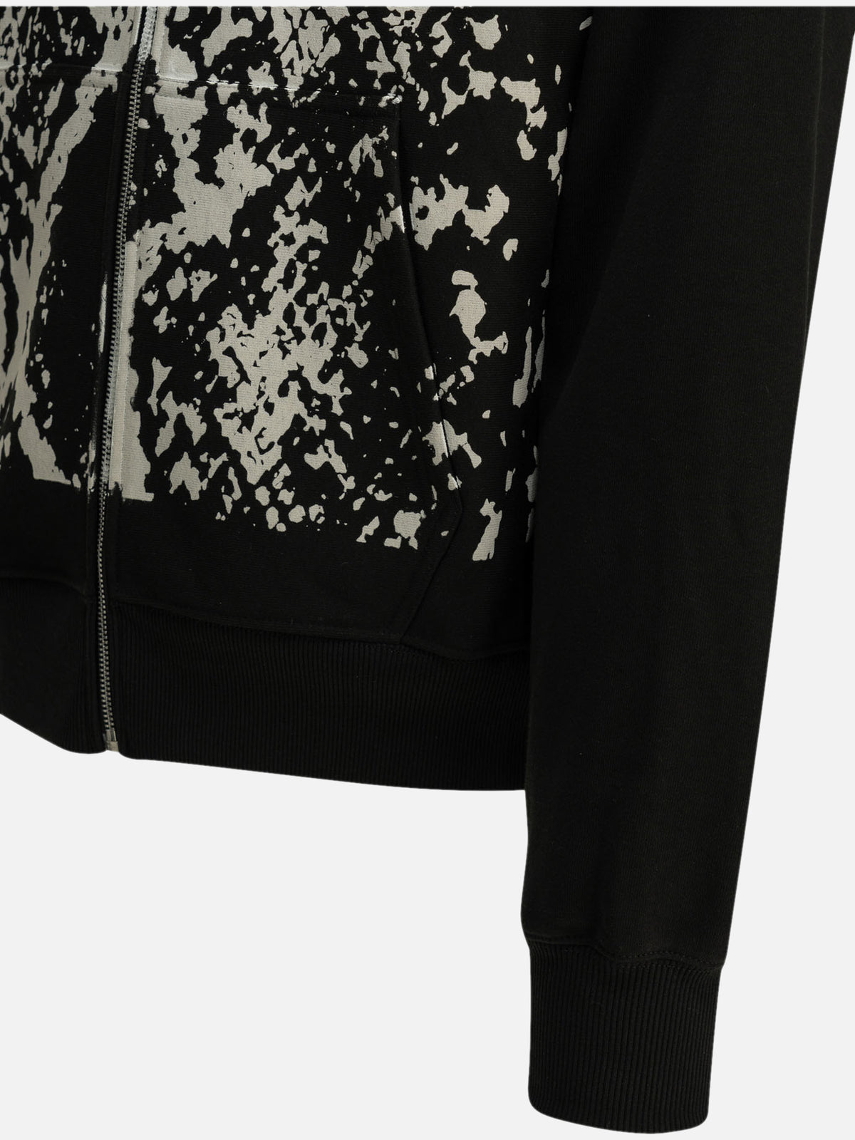 Stüssy "Snakeskin" Zip-Up Sweatshirt Black

