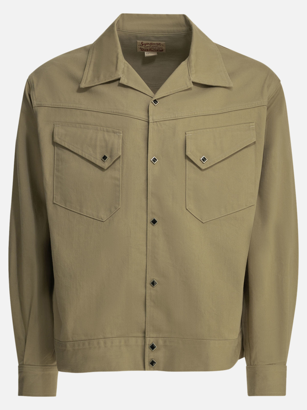 Sugar Cane "Western Native American" Overshirt Jacket Beige