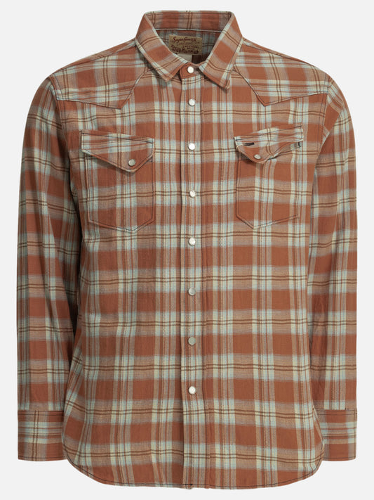 Casual shirts Plaid  Orange - Sugar Cane Men | PLP | VIETTI Online Store 
