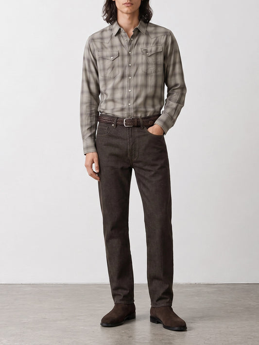 Camicie casual Plaid  Grigio - Sugar Cane Uomo | PLP | VIETTI Online Store | 2
