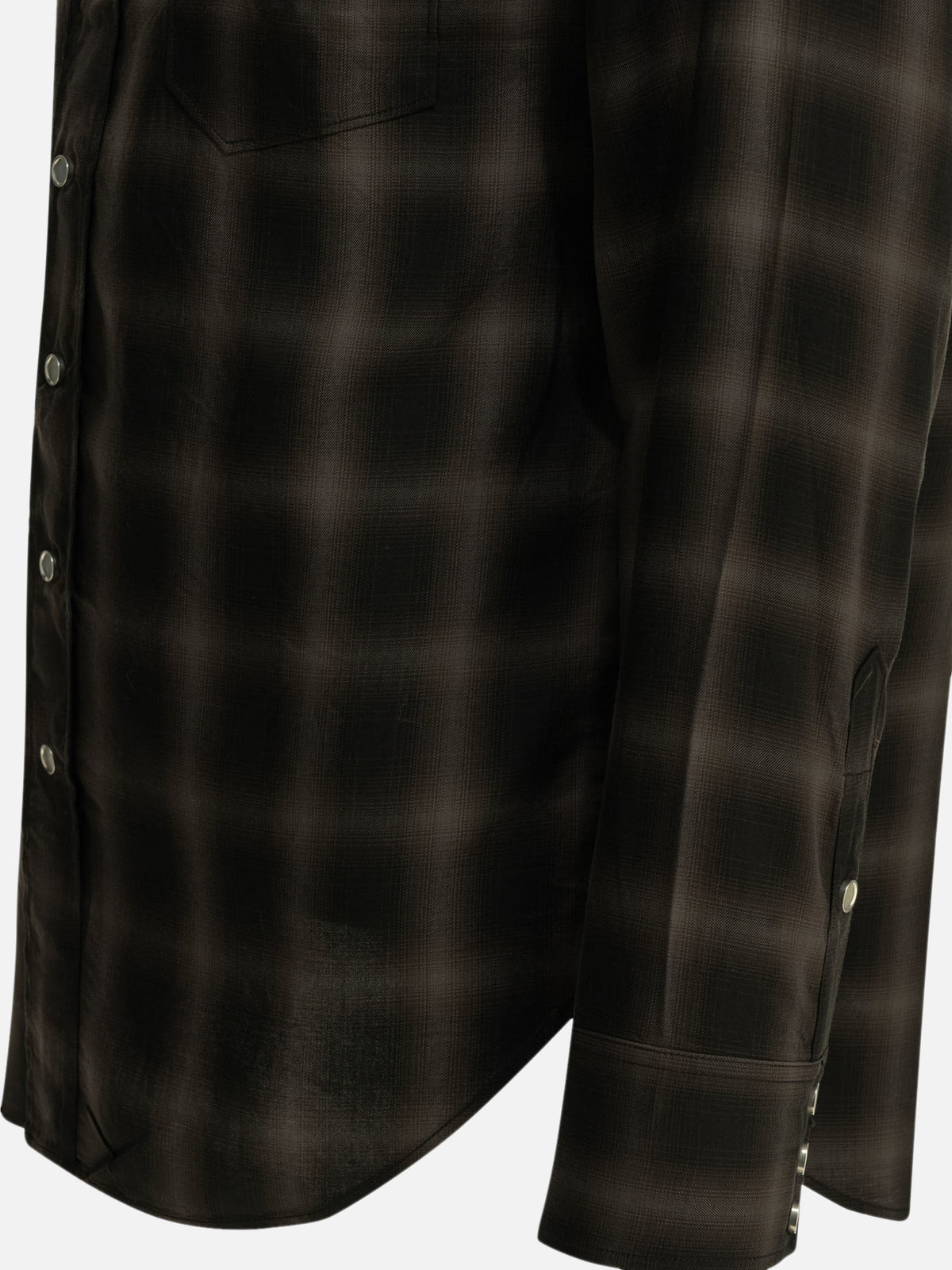 Sugar Cane Casual plaid shirt Brown - VIETTI