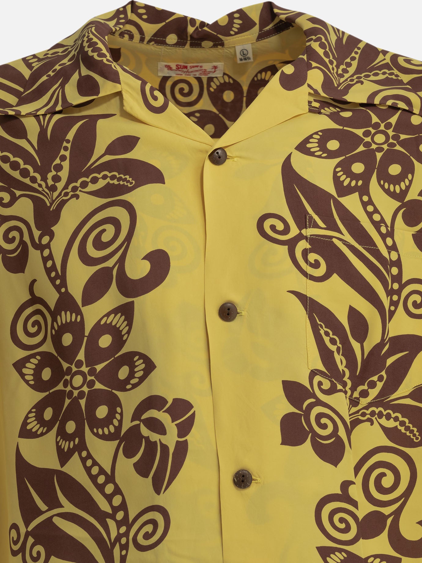 Casual shirts Graphics  Yellow - Sun Surf Men | PDP | VIETTI Online Store | thumbnail_3